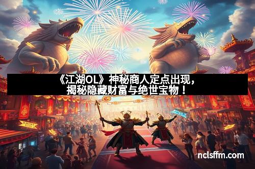 《江湖OL》神秘商人定点出现，揭秘隐藏财富与绝世宝物！